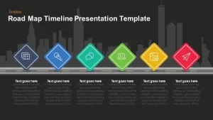 Road Map Timeline Presentation Keynote and Powerpoint Template