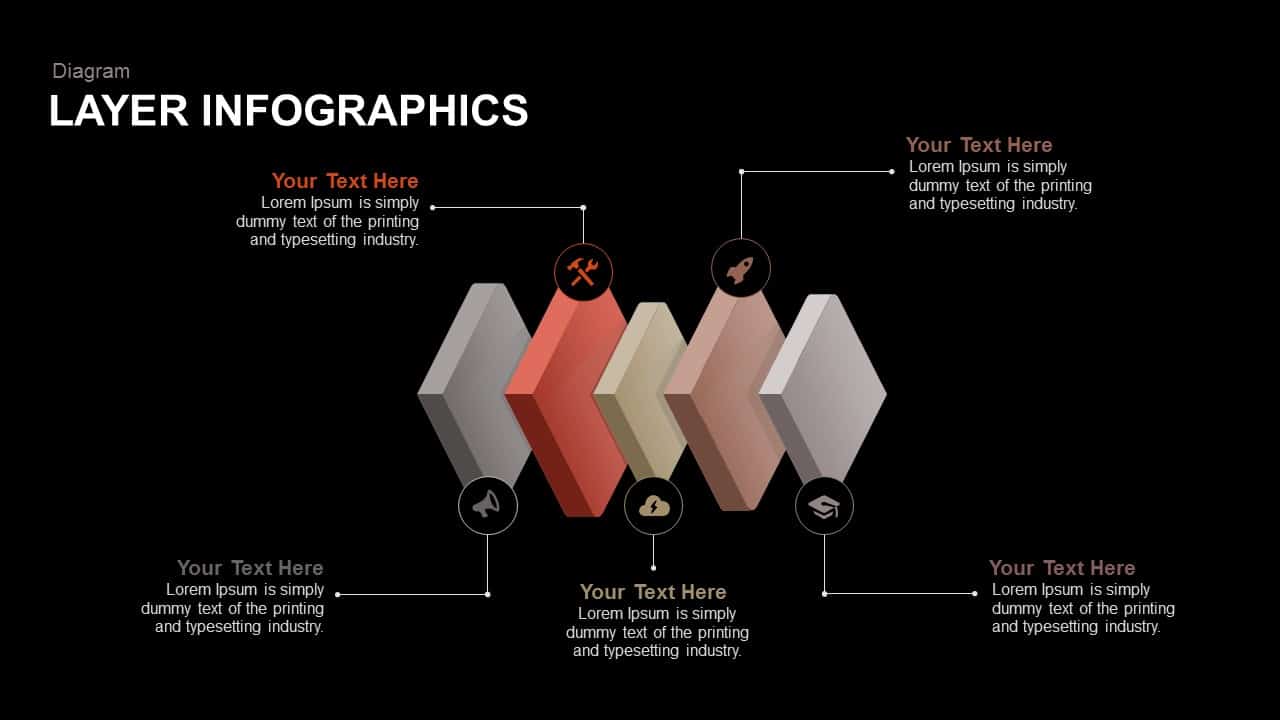 layer PowerPoint template and keynote