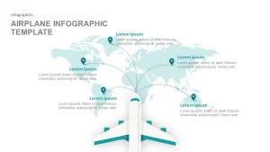 Airplane Infographic Template for PowerPoint And Keynote