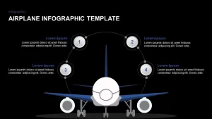 Airplane Infographic Template for PowerPoint And Keynote