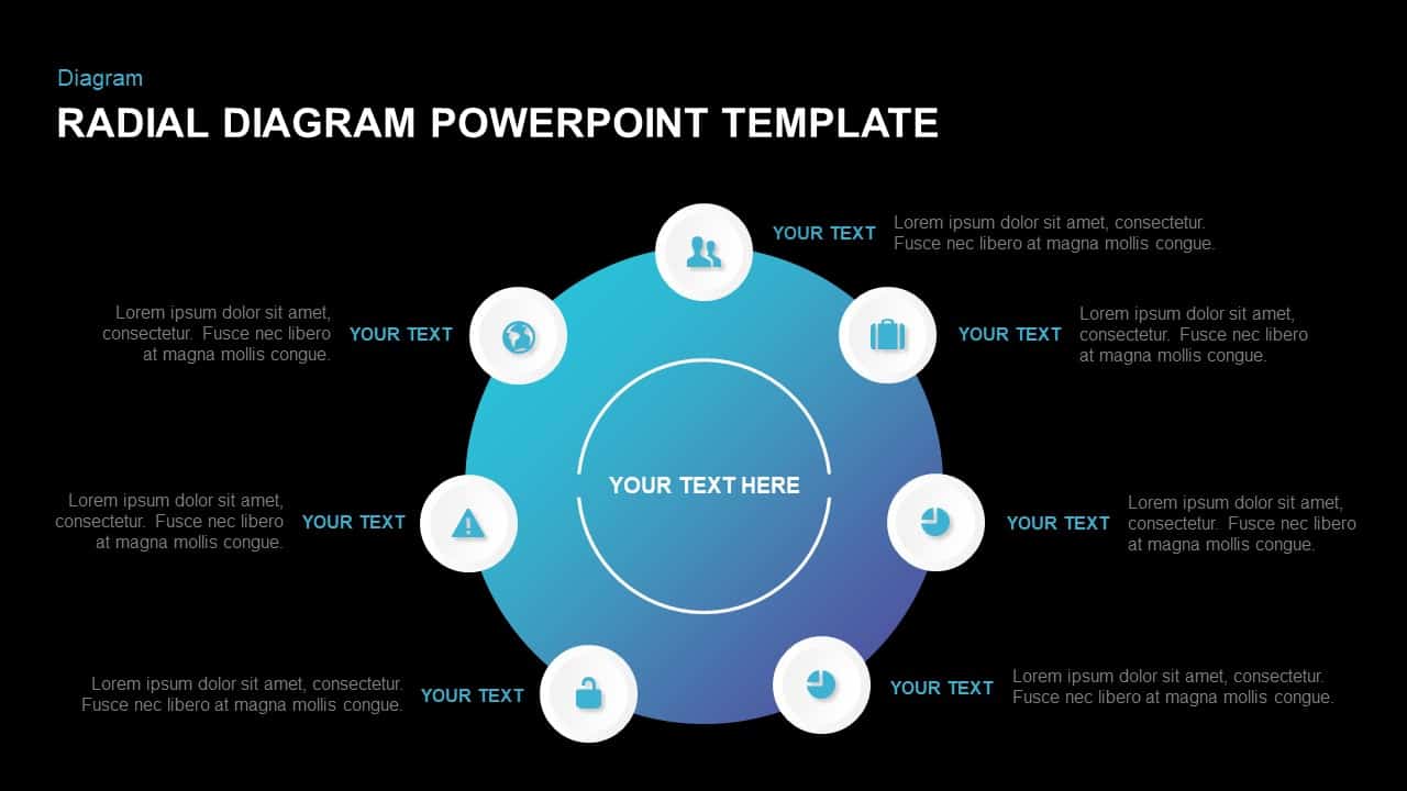 Radial Diagram PowerPoint Template