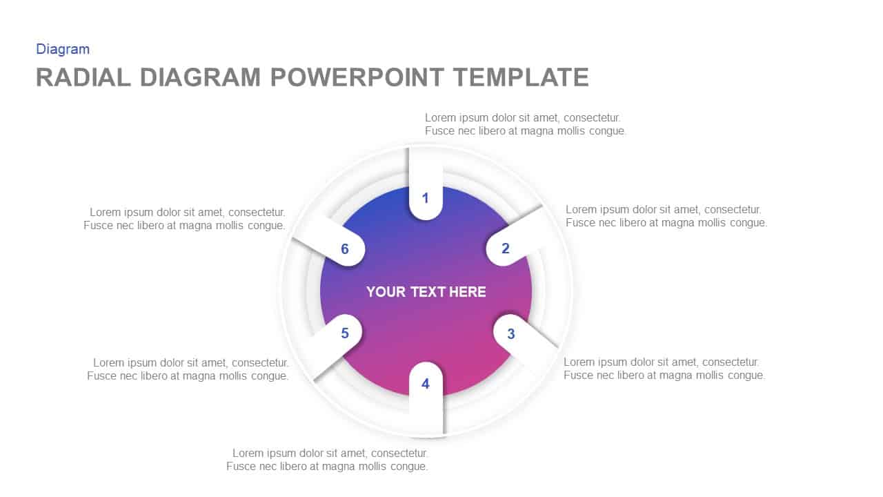 Radial Diagram PowerPoint Template