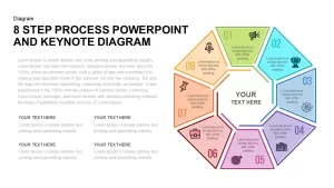 8 Step Process PowerPoint And Keynote Diagram