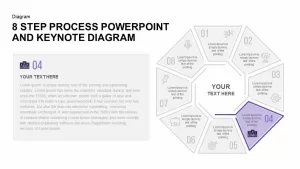 8 Step Process PowerPoint Diagram