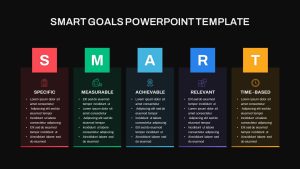 Smart Goals PowerPoint Templates black