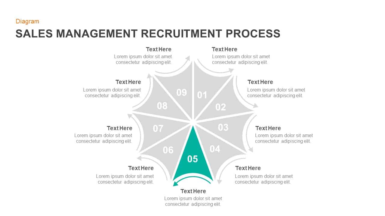 sales management recruitment powerpoint and keynote slides