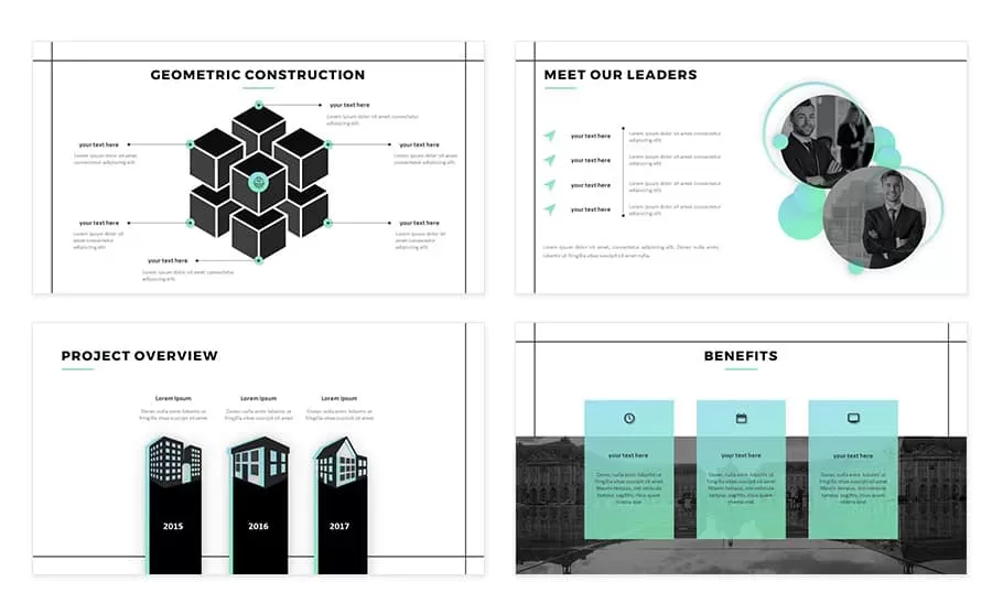 Construction PowerPoint template