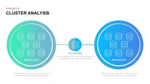 Cluster analysis PowerPoint template and Keynote