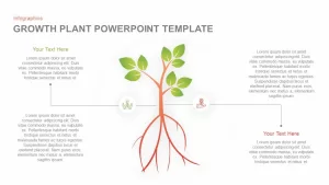 Plant growth PowerPoint template and keynote