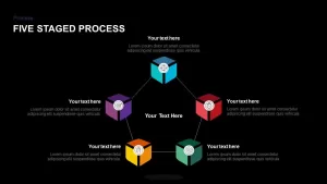 5 Stage Process Circular Diagram Template for PowerPoint and Keynote