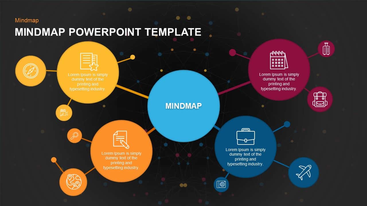 Mind Map Template for PowerPoint and Keynote