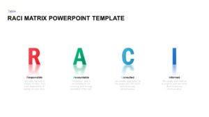 RACI matrix PowerPoint template and keynote