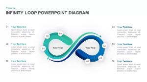 Infinity Loop Diagram PowerPoint Template