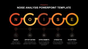 noise analysis powerpoint template dark