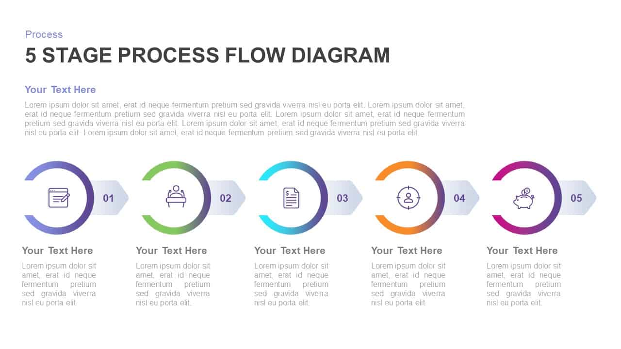 Process Flow Diagram Template for PowerPoint