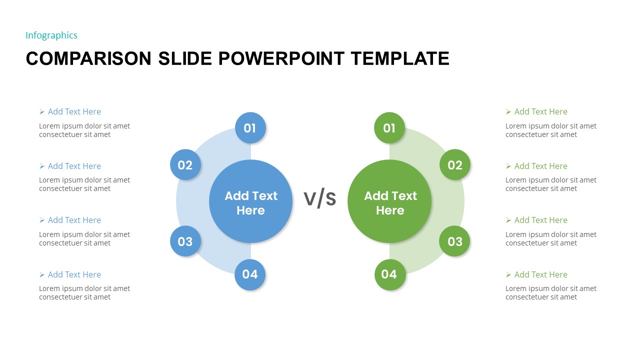 Comparison Slide Templates for PPT & Keynote