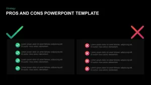 Pros and Cons Slide for PowerPoint