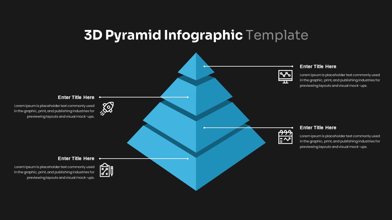 3D Pyramid PowerPoint template