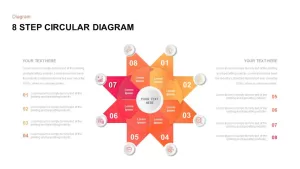 8 Step Circular Diagram Template