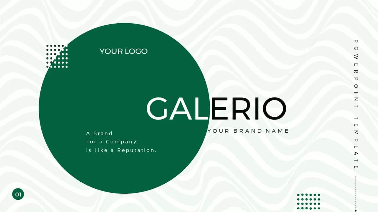 Galerio Business Presentation PowerPoint Template