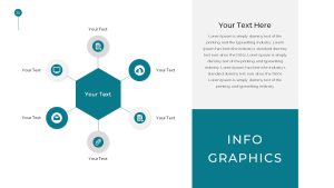 Simple Business Deck PPT Infographics Template Slide For Presentations