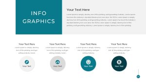 Simple Business Deck PPT Template Infographics Slide For Presentations