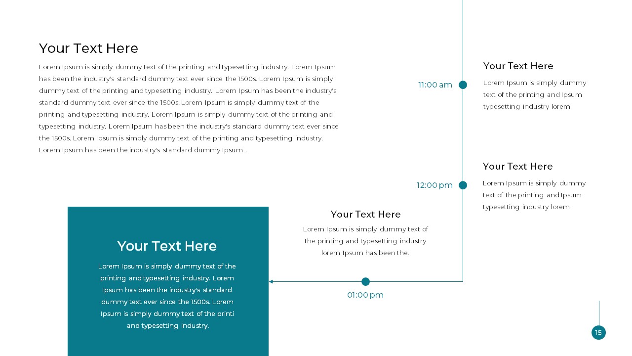 Simple Business Deck PPT Template Our Agenda Slide For Presentations