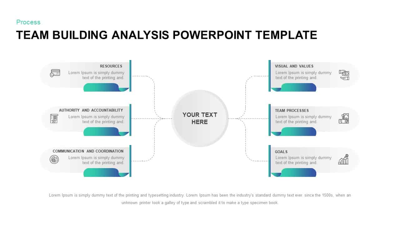 Team building analysis PowerPoint template