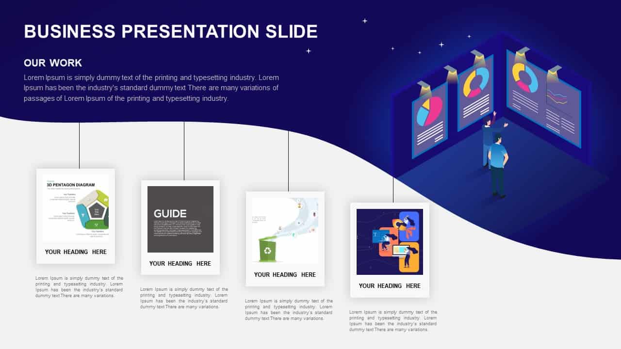 Business presentation template