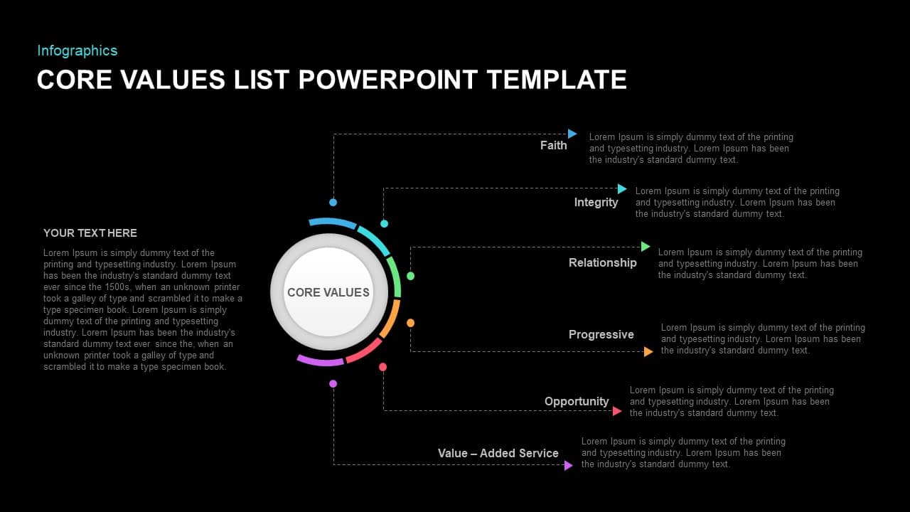 core values powerpoint template