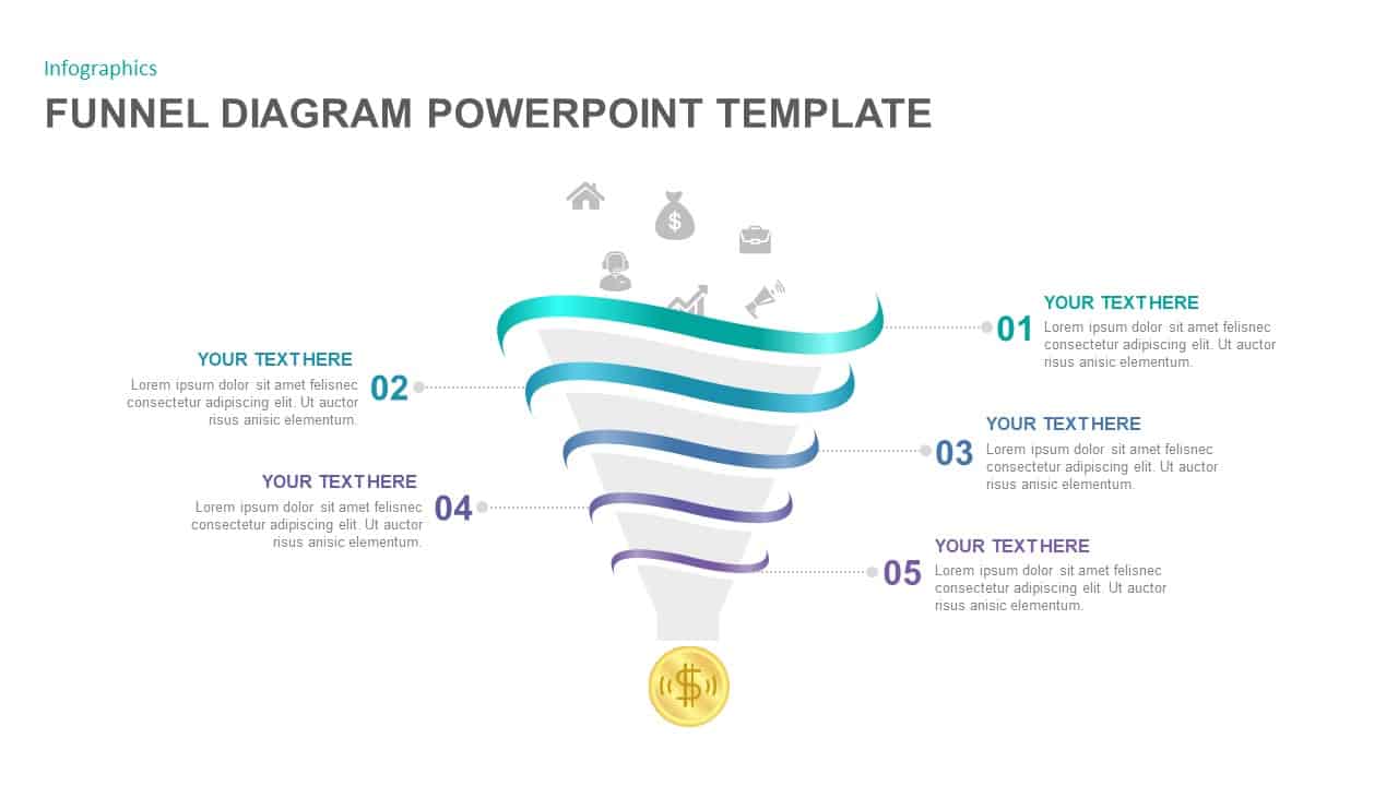 Funnel Diagram PowerPoint Template