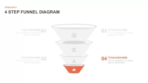 4 Step Funnel PowerPoint Template