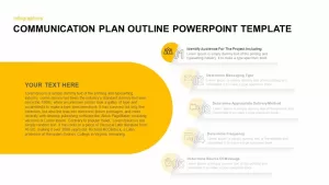 Communication Plan Outline PowerPoint Template