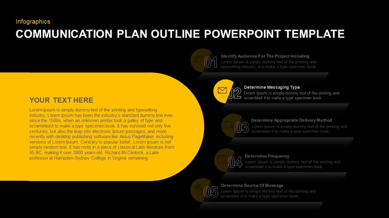 Communication Plan Template