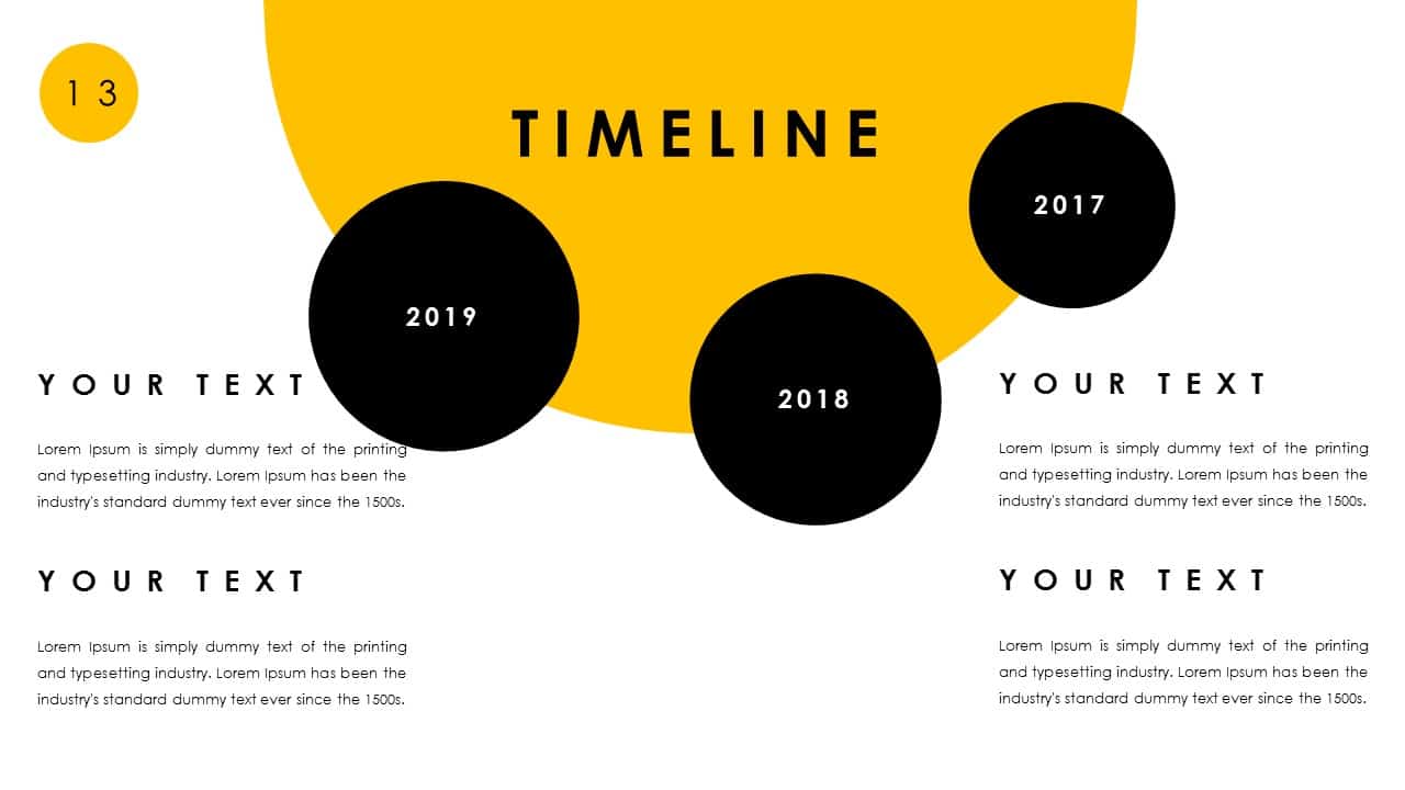 Free Timeline PowerPoint Deck Template