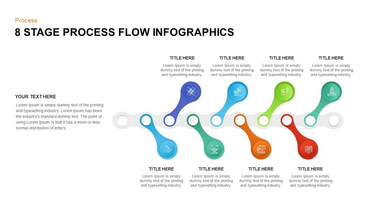 Process Flow Diagram Infographic Template for PowerPoint