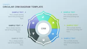 Circular CRM PowerPoint Template