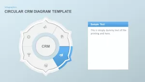 Circular CRM PowerPoint Template