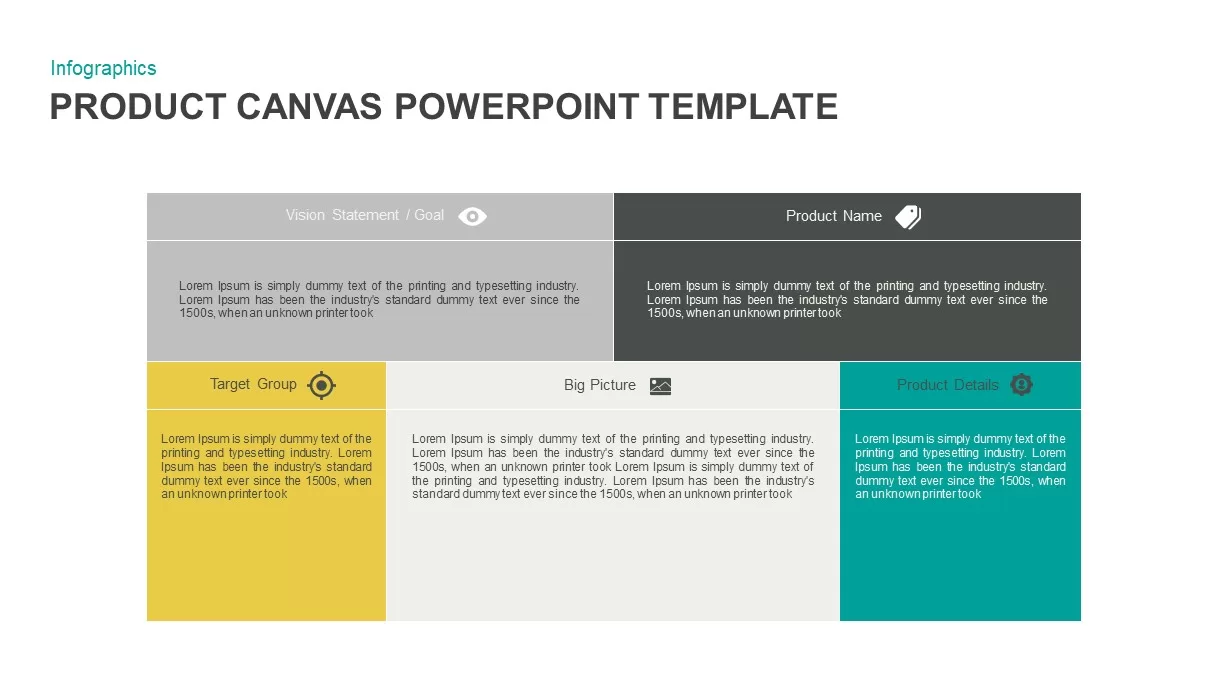 Product Canvas PowerPoint Template