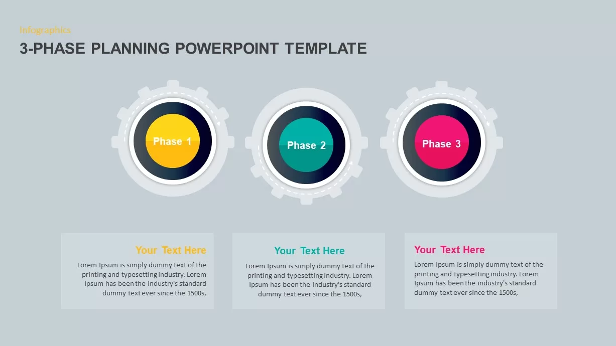 3-Phase Planning Timeline PowerPoint Template