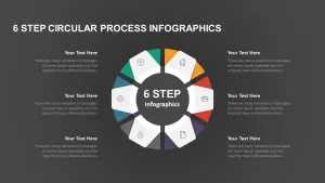 6 Step Circular Process PowerPoint Template