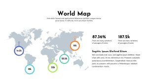 Charity PowerPoint Template map