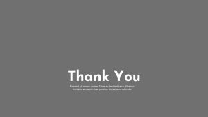 Charity PowerPoint Template thank you