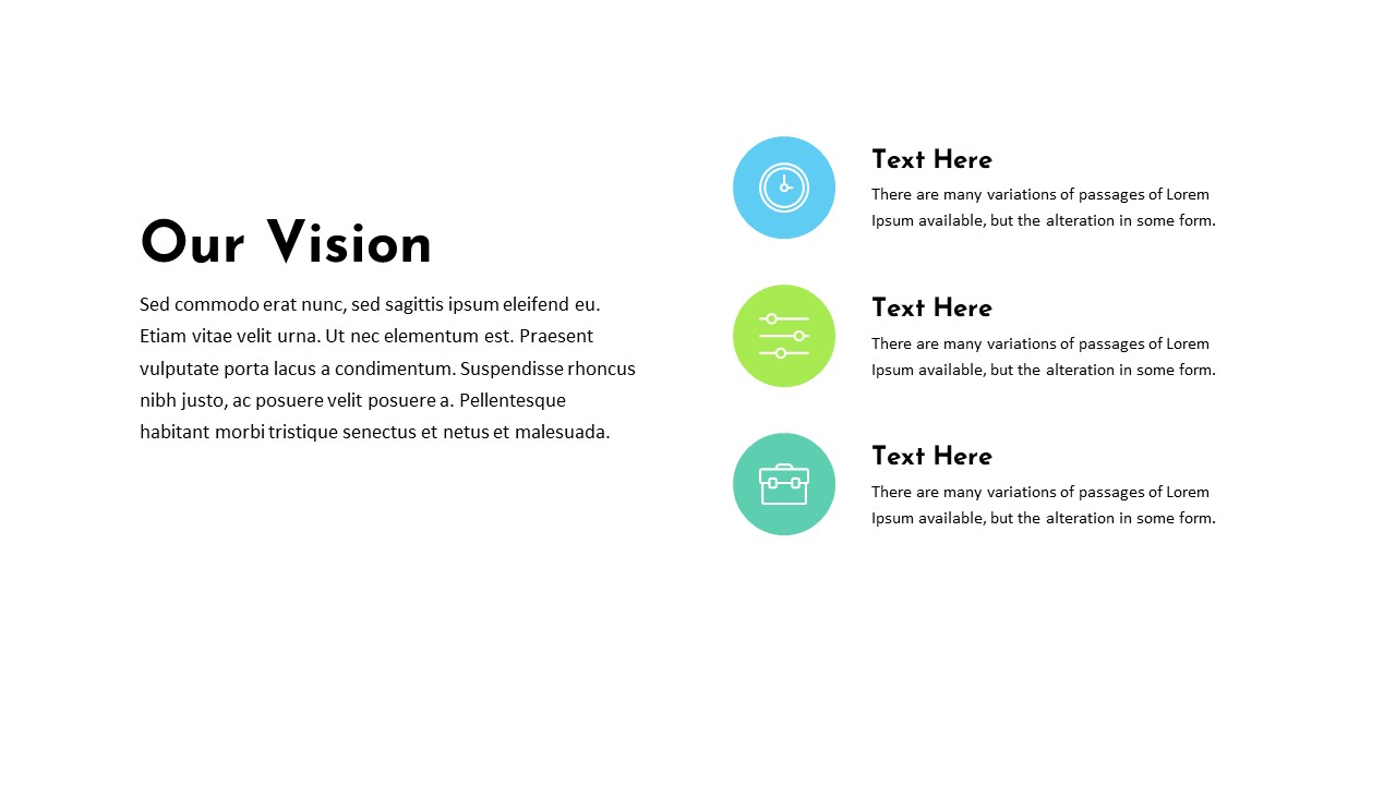 Charity PowerPoint Template vision