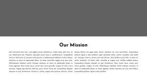 Charity PowerPoint Templates mission