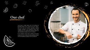 Free Food PowerPoint Template Chef