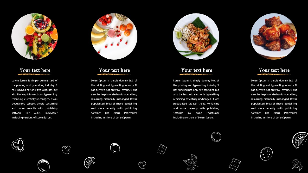 Free Food PowerPoint Templates Menu