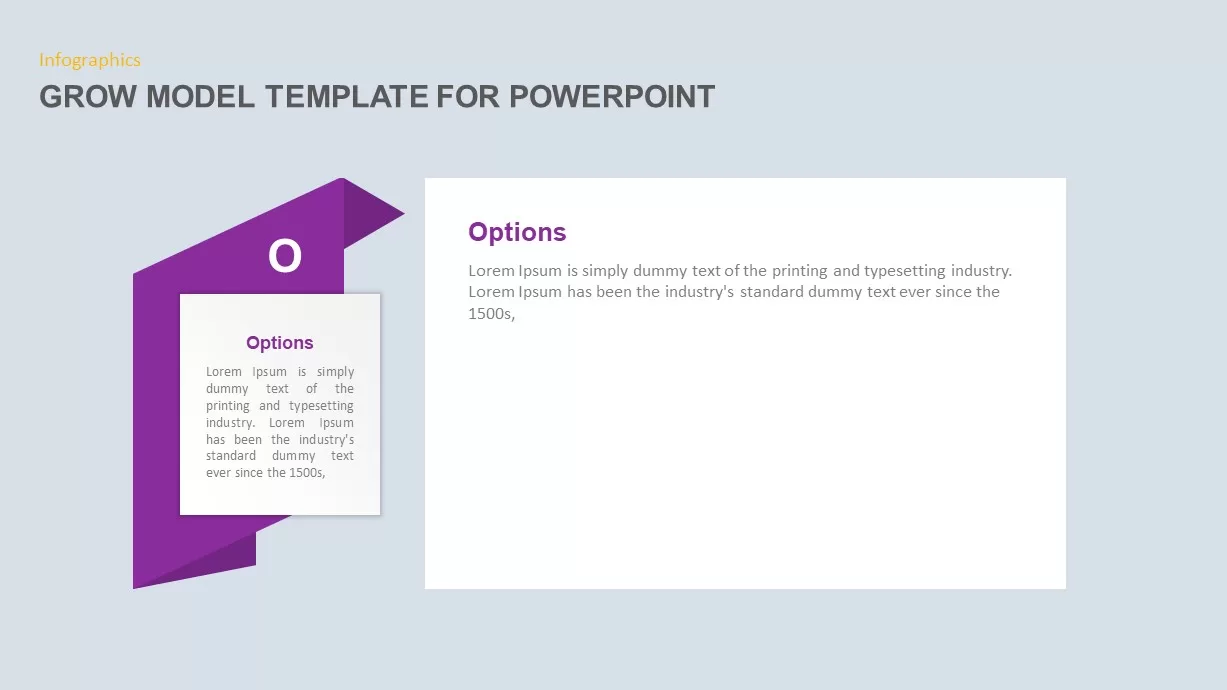 Grow Model PowerPoint Diagram