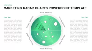 Marketing Radar Chart PowerPoint Diagram