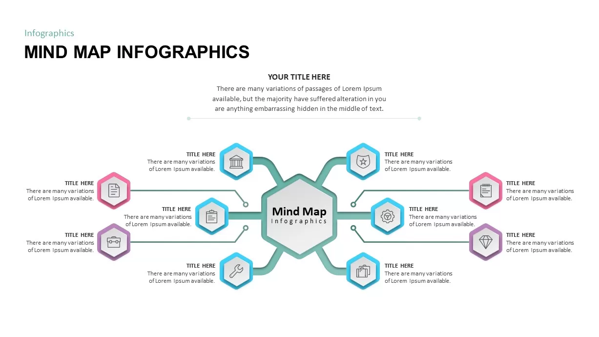 Mind Map Infographic Template